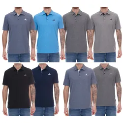 adidas Drive Polo oder Drive Polo Heather Herren Polo-Shirt mit AeroReady nachhaltiges Sport Golf-Hemd in Grau, Blau, Schwarz - M