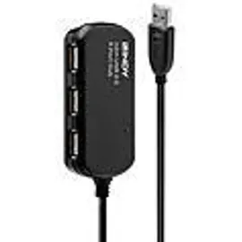 Lindy USB 2.0 Aktiv-Verlängerungs-Hub Pro - Kabel, 42783