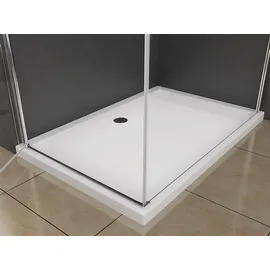 Buylando Cornelia 120x90x195 cm Eck Duschkabine inkl. Duschtasse