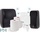 Blanc HYGIENIC KOMPLETT-SET Waschraum SENSOR: Handtuchrollenspender SENSOR + 2 TAD Handtuchrollen + Schaumseifenspender SENSOR + 2 Kartuschen Farbe Schwarz