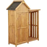 habitat garten Gartenschrank 57 x 170 x 136 cm Braun