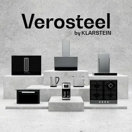 Klarstein Verosteel Einbau-Geschirrspüler (unterbaufähig, 450 mm breit, Edelstahl)