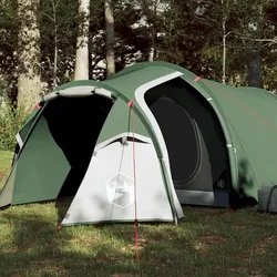 Campingzelt 3 Personen Grün 370x185x116 cm 185T Taft