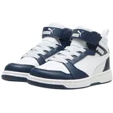 Puma Rebound V6 Mid AC+ PS Sneakers Kinder - club navy/puma white/silver mist 17 13