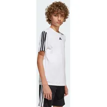 adidas Train Essentials 3-Streifen Jungen T-Shirt white/black 152