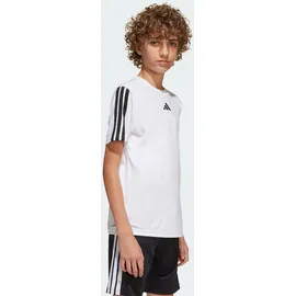 adidas Train Essentials 3-Streifen Jungen T-Shirt white/black 152