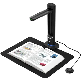 VIISAN K48 Pro Buchscanner A3, 48MP Ultra-HD Kamera, KI-Buchseiten-Glättung (Curve-Flattening), OCR-Texterkennung, 4K Visualizer, Dokumentenkamera für Lehrer & Archivierung, Windows & macOS