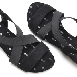 VIVANCE Sandalette »Sommerschuh, Sandale,«, schwarz