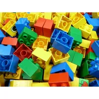 70 Teile LEGO DUPLO 4er BASIC BAUSTEINE STEINE 2x2 Noppen bunt gemischt
