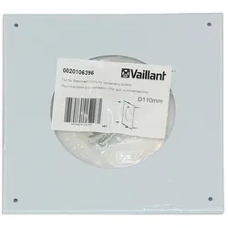 VAILLANT Wandrosette 110 mm Vaillant-weiß