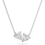 Swarovski Mesmera Soul Halskette, Herz, Weiss, Rhodiniert