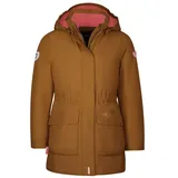 TROLLKIDS Daunenmantel ALESUND braun|rosa 92