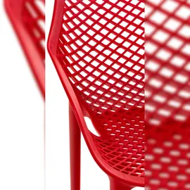 CLP Air XL Stapelstuhl 57 x 60 x 81 cm rot