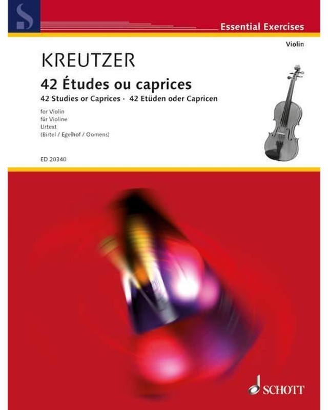 42 Etüden Oder Capricen. 42 Etüden (Capricen), Für Violine Solo - Rodolphe Kreutzer, Kartoniert (TB)