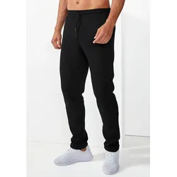Sweathose, Jogginghose aus schöner Strukturware, Gr. L (52/54) - N-Gr, schwarz, , 10611615-L N-Gr