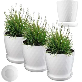 Kadax Blumentopf 20 x 19 cm Weiß
