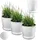 Kadax Blumentopf 20 x 19 cm Weiß