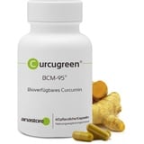 CURCUGREEN * Kurkuma * 350 mg/60 Kapseln * 100% natürlich * Psychische Störungen im Alter * Antioxidativ *