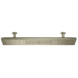 Hansgrohe Axor ShowerHeaven Kopfbrause 1200 4jet Axor 12423820 brushed nickel, mit Lichtm. 5000 K