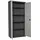Proregal Stahlschrank Metall 100x180x40 cm Grau 4 Fachböden