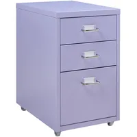 [en.casa] Kökar Schubladenschrank 48 x 28 x 41 cm Lila