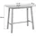 ac-design Bartisch Chara 117 x 105 x 58 cm Wildeiche / Braun