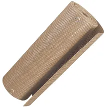 nyvi Balkonverkleidung 90 x 300 cm Beige Polyrattan