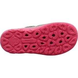 superfit Mädchen - Schuhe HAPPY Slipper, Modern, HELLGRAU/PINK 2500, 25