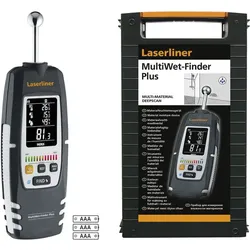 Laserliner Feuchtigkeitsmessgerät MultiWet Finder - Digital Feuchtigkeitsmesser Wand, Boden oder Decke