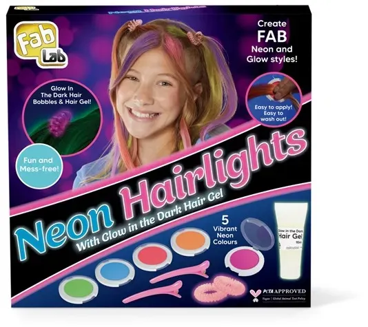 Hair lights Glow in the Dark