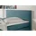 Home Affaire Boxspringbett HOME AFFAIRE "Eliana", blau (petrol), B:207cm L:210cm, Komplettbetten, Boxspringbett, inkl. Topper, in 4 Breiten, 3 Matratzenarten und 2 Härtegraden