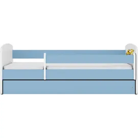 raumhirsch furniture Kinderbett Bagger 80 x 180 cm Holzwerkstoff blau