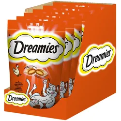 DREAMIES 6x60g - eine Delikatesse für eine Katze mit einem leckeren Huhn