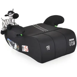 Moni Dakar i-Size Booster schwarz geeignet für Kinder 125-150 cm entspricht i-Size-Verordnung R129/03 - Schwarz