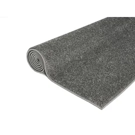 OTTO home Teppich OTTO HOME "Lisam", grau (dunkelgrau), B:200cm H:15mm L:300cm, Kunstfaser, Teppiche, Teppich, meliert, uni, weich, Wohnzimmer, Schlafzimmer