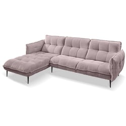 SOMETA Ecksofa Molto Stoff Flamingo