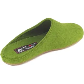 HAFLINGER Everest Fundus Pantoffeln Grün 39