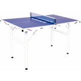 Butterfly Tischtennisplatte Midi Tischtennis Tisch Platte Indoor mit Tischtennisnetz blau