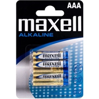 Maxell Alkaline AAA - 4 Pack