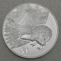 Silbermünze 1oz Kiwi 2014 Treasures of New Zealand (Neuseeland)