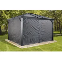 Sojag Seitenwand für Pavillon 10x14 1 Stück Grau