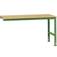 Manuflex Ansatztisch UNIVERSAL Standard, Tischplatte Multiplex, 1750x1000, resedagrün
