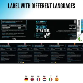 GEN GERMAN ELITE NUTRITION Creatin Tabletten 300 Stück