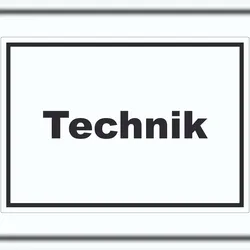 HB-Druck Technik Aufkleber mit Text Hauswirtschaftsraum waagerecht A8 (52x74mm)