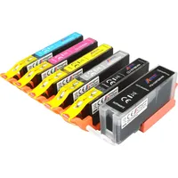 Ampertec 6 kompatible Tinten ersetzt PGI-530PGBK + CLI-531BK C