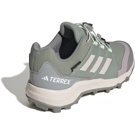 Adidas Terrex Goretex Kinderswander Schuhe - Silver Green / Linen Green / Preloved Fig - EU 36 2/3