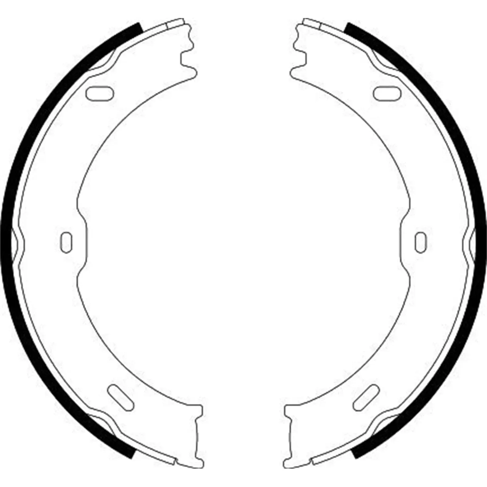 Hella Bremsbackensatz Feststellbremse Passend Für Mercedes-benz Esprinter: Bremsbackensatz, Feststellbremse Audi: 2e0698525 Mercedes-benz: 9064200320