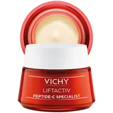 VICHY Liftactiv Collagen Specialist: Anti-Aging Creme gegen sichtbare Zeichen der Hautalterung. Wirkt Kollagenverlust entgegen. Mit Niacinamid, Peptiden und Vitamin C, 50ml