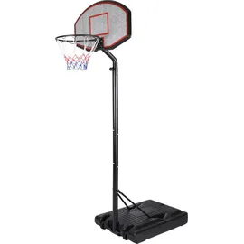 DEUBA Basketballkorb Schwarz 205-305 cm