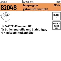 LINDAPTER-Klemme ART 82048 GT BR 16 mittel galvanisch verzinkt S